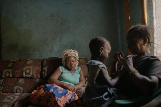 From Aline Deschamps, a photographer based in Beirut, Lebanon: "Lucy Turay, a former migrant domestic worker and mother of two, pays a visit to her auntie who takes care of her daughter, Ugyatu. Lucy was trafficked to work in Lebanon and enslaved under the kafala system for two years. After being repatriated to her home country, Sierra Leone, her 3-year-old daughter does not recognize her anymore. Ugyatu was too young to remember her mother before her departure to Lebanon. Since then, she has been living with Lucy's auntie, whom she now considers her mother. "Human trafficking and the abuse of migrant domestic workers is one of our biggest contemporary tragedies. Not only in the Middle East, but everywhere. This is one of the many family stories that happen to migrant domestic workers stranded in the Middle East, who sacrifice their lives for their children and let them grow up in their absence. What touches me deeply is that when I asked Lucy how she felt about it, she replied: 'I am so grateful that my auntie takes care of my daughter as her own. And one day, when Ugyatu will be older, I will tell her my story.' " Aline Deschamps